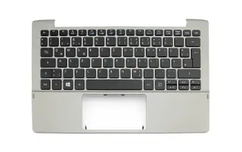 6B.G2TN2.010 Original Acer Tastatur inkl. Topcase DE (deutsch) schwarz/silber
