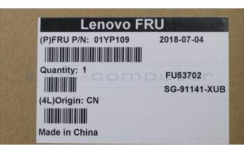 Lenovo 01YP109 NB_KYB FRU COMO SK,LTN,KB,BK,USE