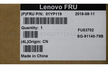 Lenovo 01YP119 NB_KYB FRU COMO SK,LTN,KB,BK,NRD