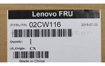 Lenovo 02CW116 MECH_ASM 332BT5,Front Bezel