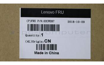 Lenovo 02CW287 MECH_ASM ASSY_Plastic_Open_cover,23