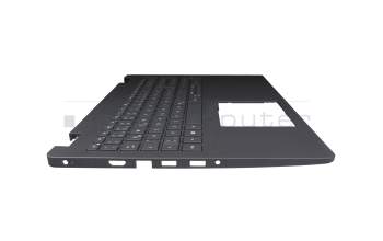 033HPP Original Dell Tastatur inkl. Topcase DE (deutsch) grau/grau mit Backlight