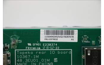 Lenovo 03T9032 MECH FRU Rear IO Board without DP