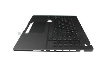 04050-02000100 Original Asus Tastatur inkl. Topcase DE (deutsch) schwarz/schwarz mit Backlight (ASUS Dial)