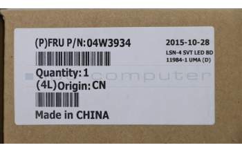 Lenovo 04W3934 FRU Sub Card LED