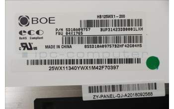 Lenovo 04X1765 DISPLAY BOE 12.5 HD A