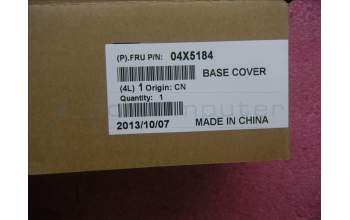 Lenovo 04X5184 COVER Basecover Label FOOT