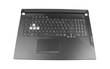 0K06-000N0A2 Original Asus Tastatur inkl. Topcase DE (deutsch) schwarz/schwarz mit Backlight - ohne Keystone-Schacht -