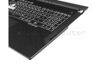 0K06-000N0A2 Original Asus Tastatur inkl. Topcase DE (deutsch) schwarz/schwarz mit Backlight - ohne Keystone-Schacht -