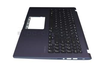 0KN1-AH5GE12 Original Pega Tastatur inkl. Topcase DE (deutsch) schwarz/blau mit Backlight