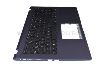 0KN1-AH5GE12 Original Pega Tastatur inkl. Topcase DE (deutsch) schwarz/blau mit Backlight