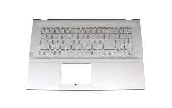 0KN1-D02GE11 Original Pega Tastatur inkl. Topcase DE (deutsch) silber/silber