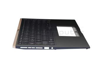 0KNB0-563PGE00 Original Asus Tastatur inkl. Topcase DE (deutsch) blau/blau mit Backlight