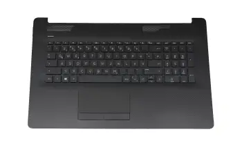 L48409-041 Original HP Tastatur inkl. Topcase DE (deutsch) schwarz/schwarz (DVD) (Optik: Grobmuster)