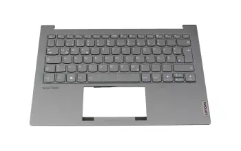 5CB1D66573 Original Lenovo Tastatur inkl. Topcase DE (deutsch) grau/grau mit Backlight