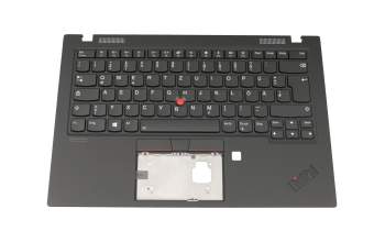 102-18F86LHC01C Original Lenovo Tastatur inkl. Topcase DE (deutsch) schwarz/schwarz mit Backlight und Mouse-Stick