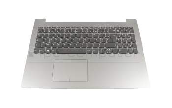 12209917 Original Lenovo Tastatur inkl. Topcase FR (französisch) grau/silber mit Backlight