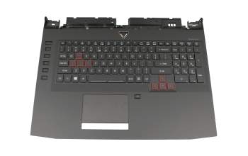 13N0-F4P05X1 Original Acer Tastatur inkl. Topcase US (englisch) schwarz/schwarz mit Backlight