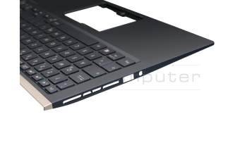 13N1-62A0141 Original Asus Tastatur inkl. Topcase DE (deutsch) blau/blau mit Backlight