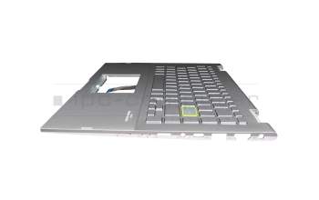 13N1-BXA0D01 Original Asus Tastatur inkl. Topcase DE (deutsch) silber/silber mit Backlight