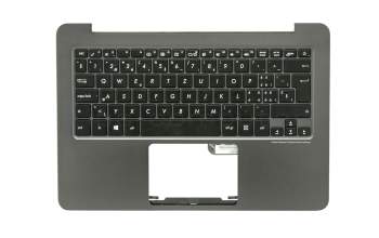 13NB06X1AM0301 Original Asus Tastatur inkl. Topcase SF (schweiz-französisch) schwarz/grau