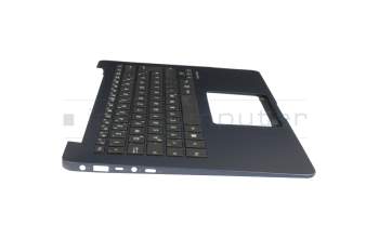 13NB0EC2AM0511 Original Asus Tastatur inkl. Topcase DE (deutsch) schwarz/blau mit Backlight