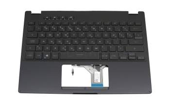 14008-04270000 Original Asus Tastatur inkl. Topcase GR (griechisch) schwarz/schwarz mit Backlight