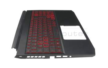 201000DFKC01 Original Acer Tastatur inkl. Topcase DE (deutsch) schwarz/rot/schwarz mit Backlight