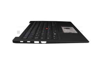 20221028LKC Original Lenovo Tastatur inkl. Topcase DE (deutsch) schwarz/schwarz mit Backlight und Mouse-Stick