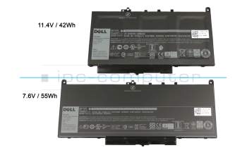 21X15 Original Dell Akku 42Wh 11,4V