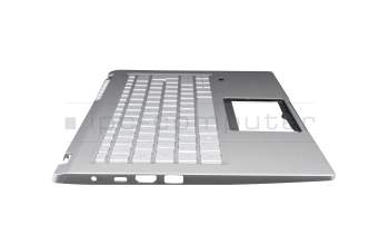 24304F26K201 Original Acer Tastatur inkl. Topcase DE (deutsch) silber/silber mit Backlight