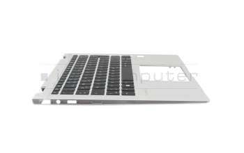 2B-BB908Q110 Original Primax Tastatur inkl. Topcase DE (deutsch) schwarz/silber mit Backlight