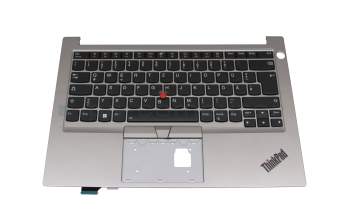 2H-BC8GML71221 Original Lenovo Tastatur inkl. Topcase DE (deutsch) schwarz/silber mit Backlight und Mouse-Stick