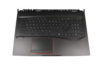 3077E2C212Y31 Original MSI Tastatur inkl. Topcase DE (deutsch) schwarz/schwarz mit Backlight