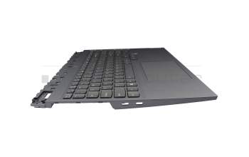 34N6092CQX2 Original Lenovo Tastatur inkl. Topcase US (englisch) grau/grau mit Backlight