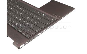 439.0EC02.0002 Original HP Tastatur inkl. Topcase DE (deutsch) schwarz/grau mit Backlight