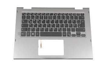 460.07R08.0017 Original Dell Tastatur inkl. Topcase DE (deutsch) schwarz/silber mit Backlight