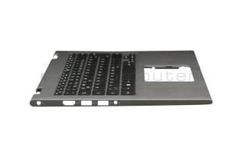 460.07R08.0017 Original Dell Tastatur inkl. Topcase DE (deutsch) schwarz/silber mit Backlight