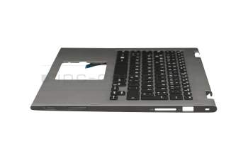 460.07R08.0017 Original Dell Tastatur inkl. Topcase DE (deutsch) schwarz/silber mit Backlight