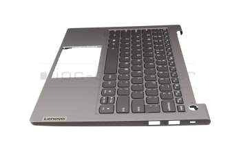 460.0M502.0001 Original Lenovo Tastatur inkl. Topcase UK (englisch) grau/grau mit Backlight