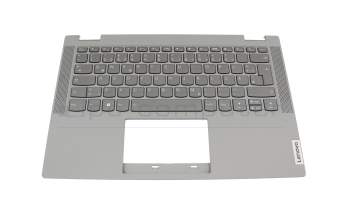 4600K100012 Original Lenovo Tastatur inkl. Topcase DE (deutsch) grau/grau mit Backlight