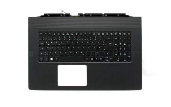 535005D7KC01 Original Acer Tastatur inkl. Topcase DE (deutsch) schwarz/schwarz mit Backlight