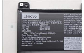 Lenovo 5B11H56402 BATTERY Internal, 3c 75Wh, LiIon, SWD