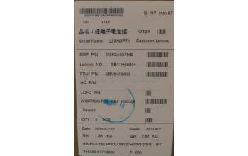 Lenovo 5B11H56403 BATTERY Internal, 3c 58Wh, LiIon, SMP