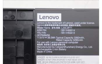 Lenovo 5B11H56413 BATTERY Internal, 3c 39.3Wh, LiIon, CXP