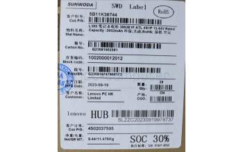 Lenovo 5B11K38744 BATTERY 4cell 80Wh 15.44V L22D4PC2 SD/A