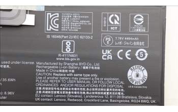 Lenovo 5B11K59566 BATTERY 2cell 35.6Wh 7.76V L22B2PH1 BYD