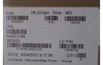 Lenovo 5B40Z68916 BRACKET FRU BRACKET WWAN_BKT