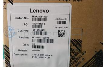 Lenovo 5C10S30432 CABLE EDP cable H 21CY_30PIN RGB