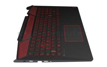 5CB0N67193 Original Lenovo Tastatur inkl. Topcase DE (deutsch) schwarz/schwarz mit Backlight